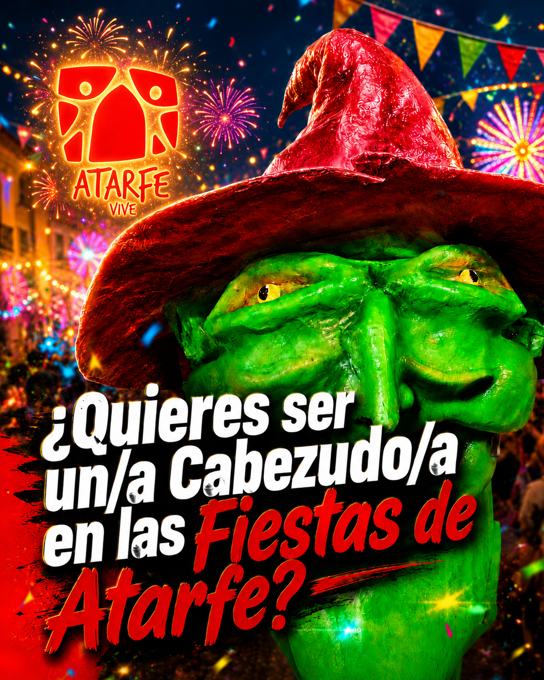 Vive las Fiestas desde dentro: buscamos cabezudos y cabezudas