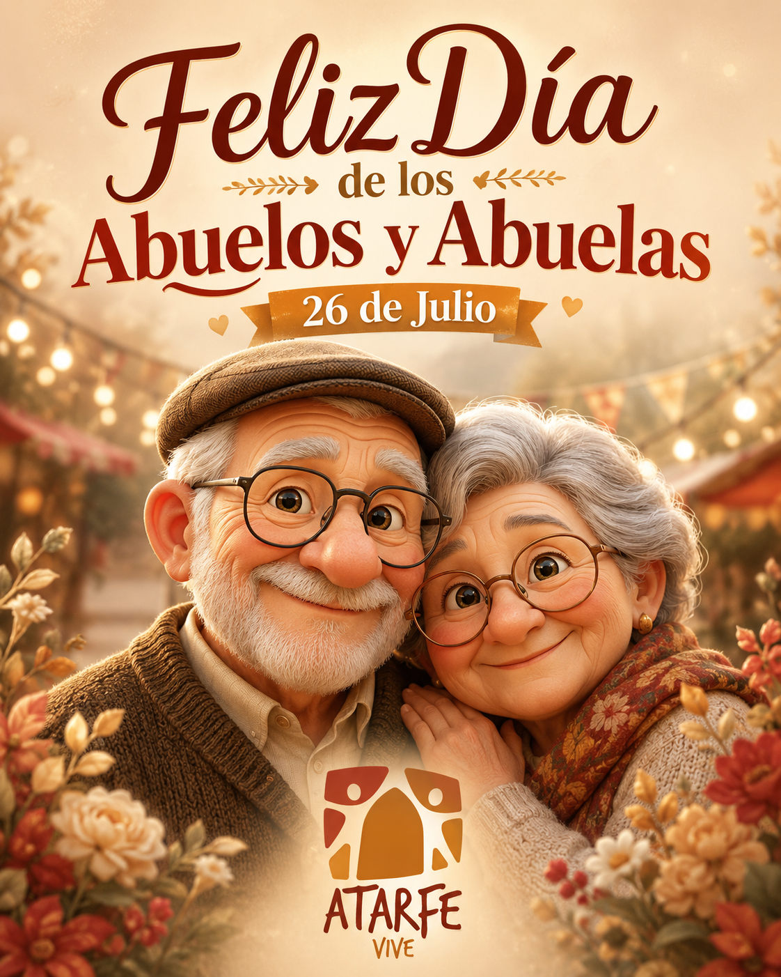 Hoy, Atarfe rinde homenaje a nuestros Abuelos y Abuelas Hoy, Atarfe rinde homenaje a nuestros Abuelos y Abuelas