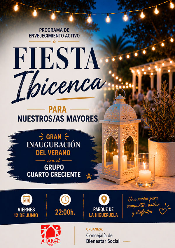 Nuestros mayores inauguran el verano con una noche ibicenca Nuestros mayores inauguran el verano con una noche ibicenca