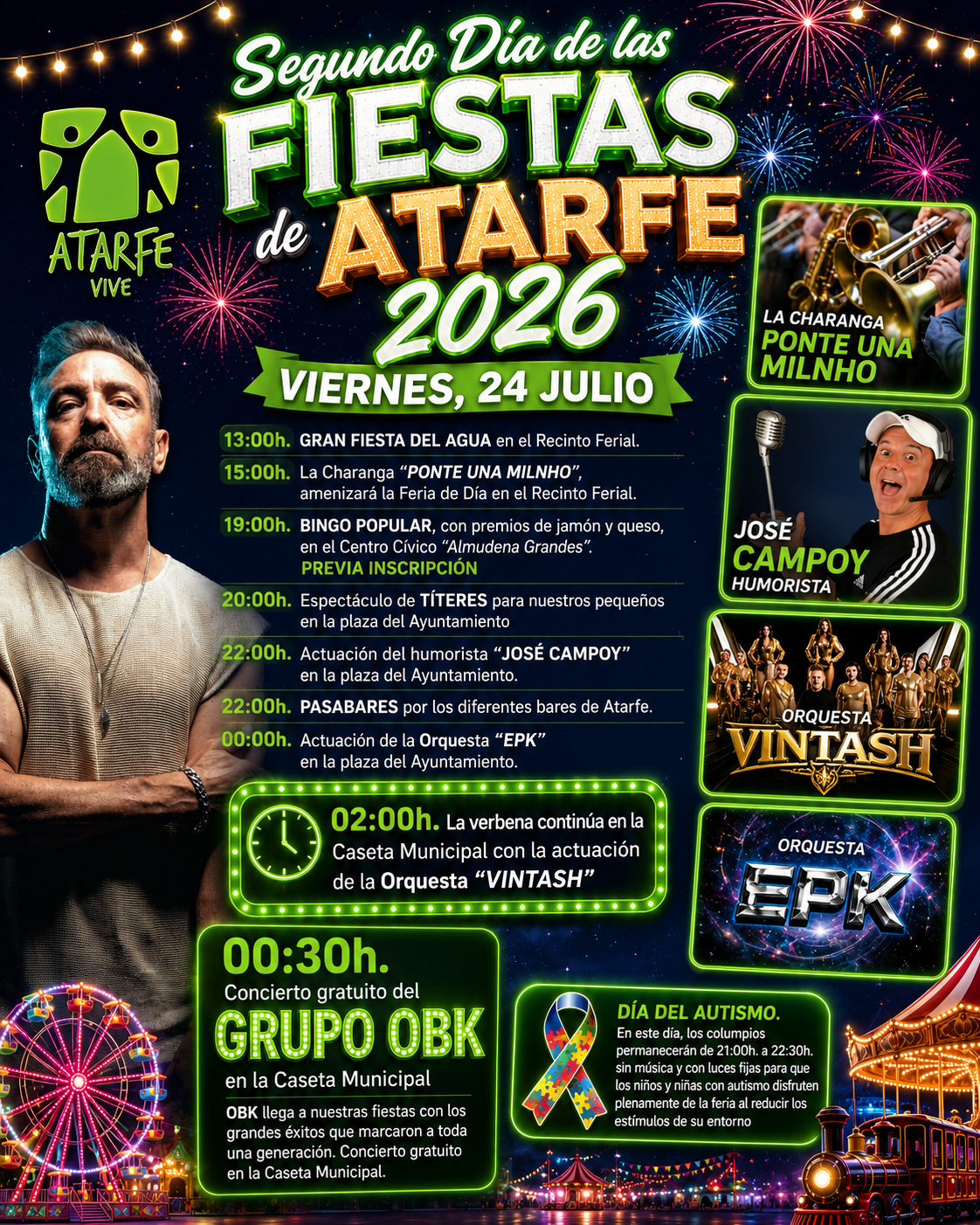 Atarfe sigue de fiesta: hoy, segundo gran día