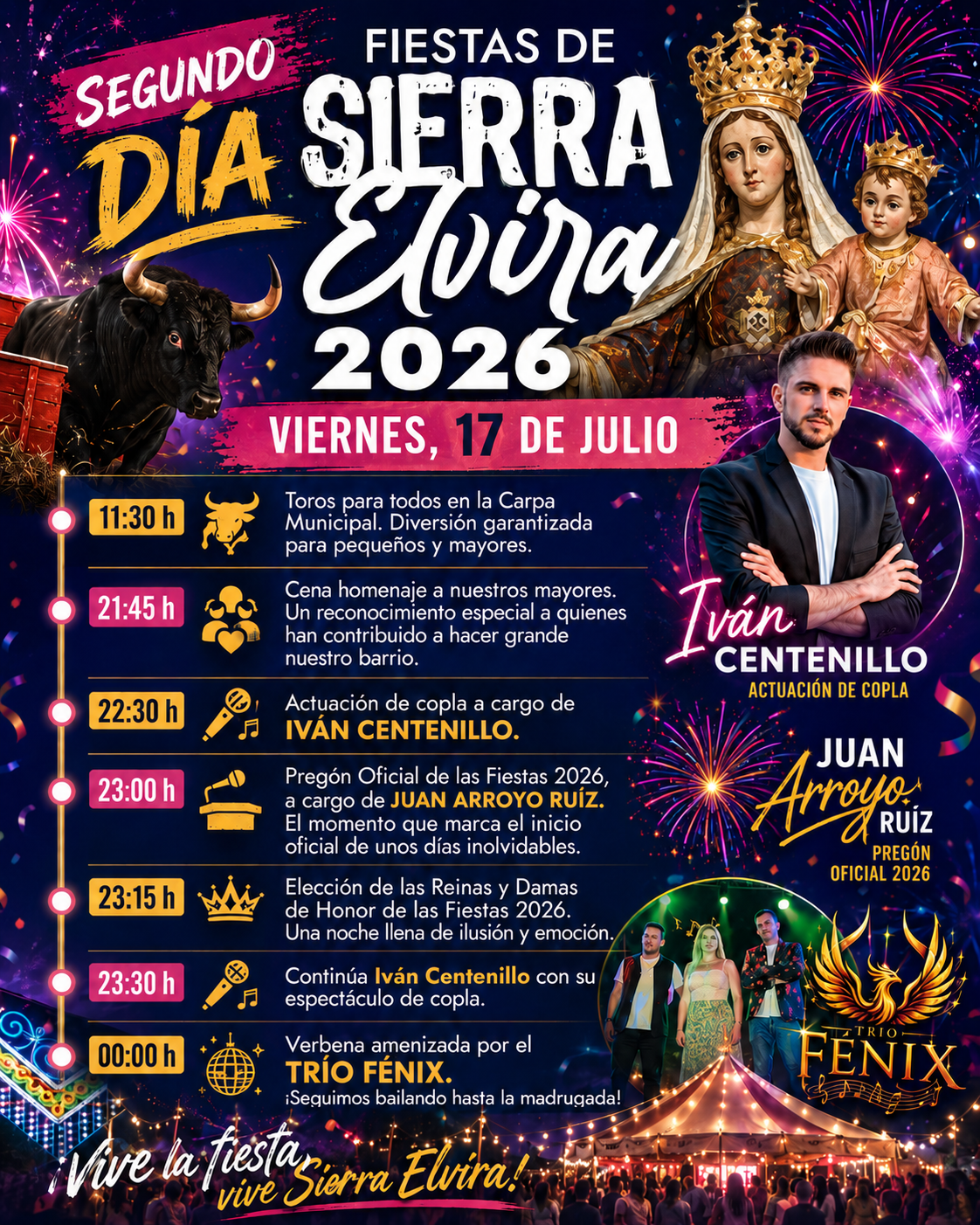 Sierra Elvira vive hoy su segundo gran día de Fiestas