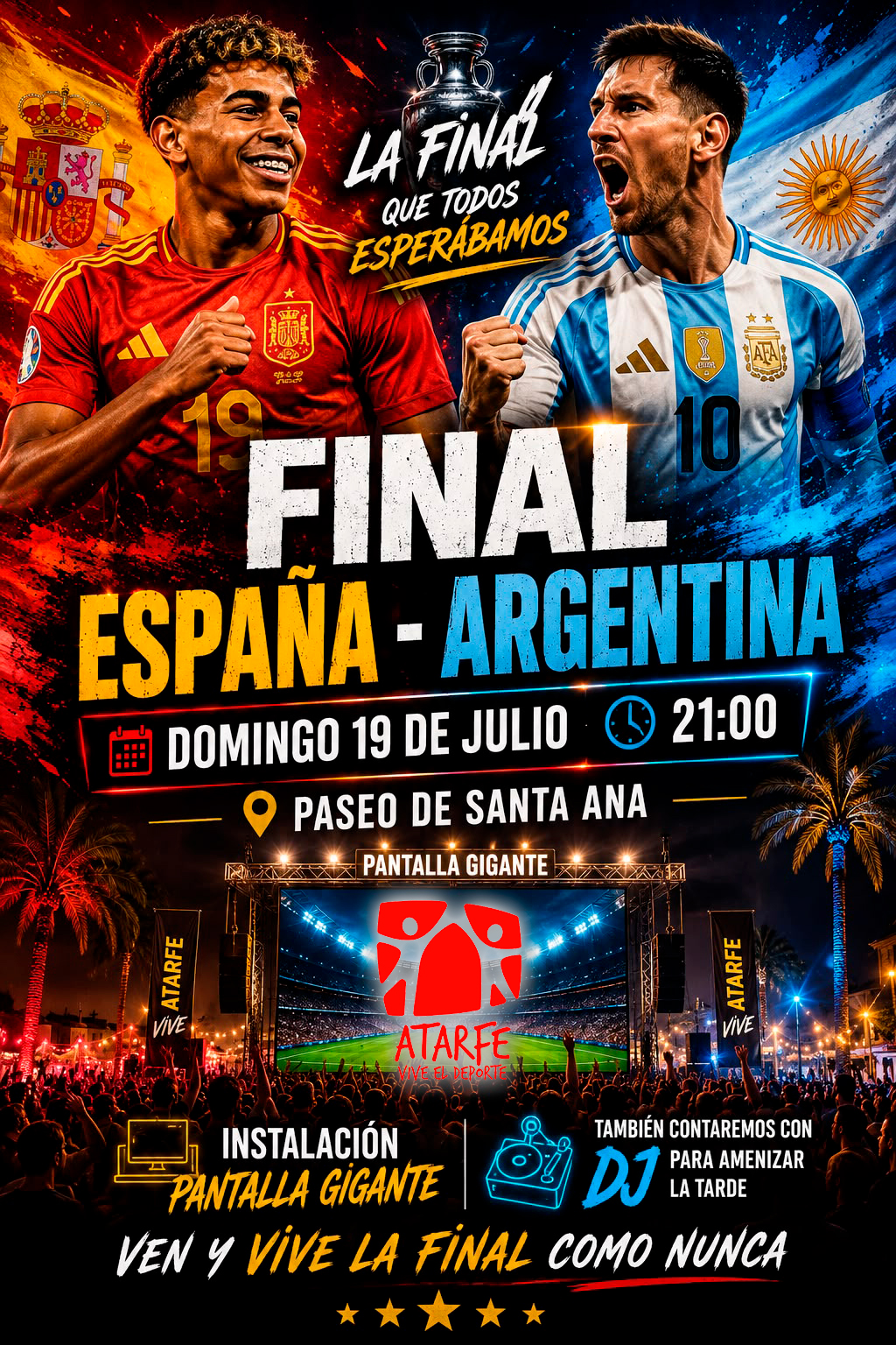 La Final del Mundial se vive en Atarfe