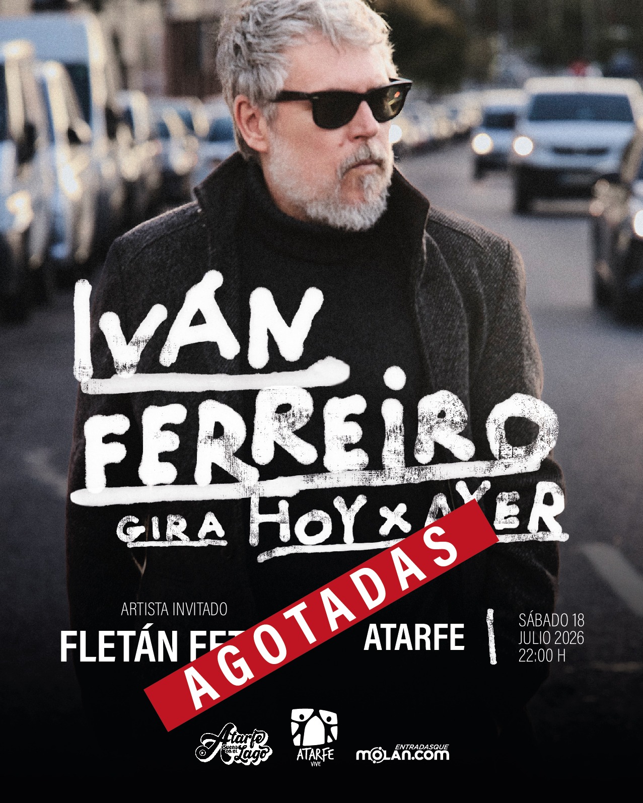 Atarfe cuelga el cartel de entradas agotadas para el concierto de Iván Ferreiro