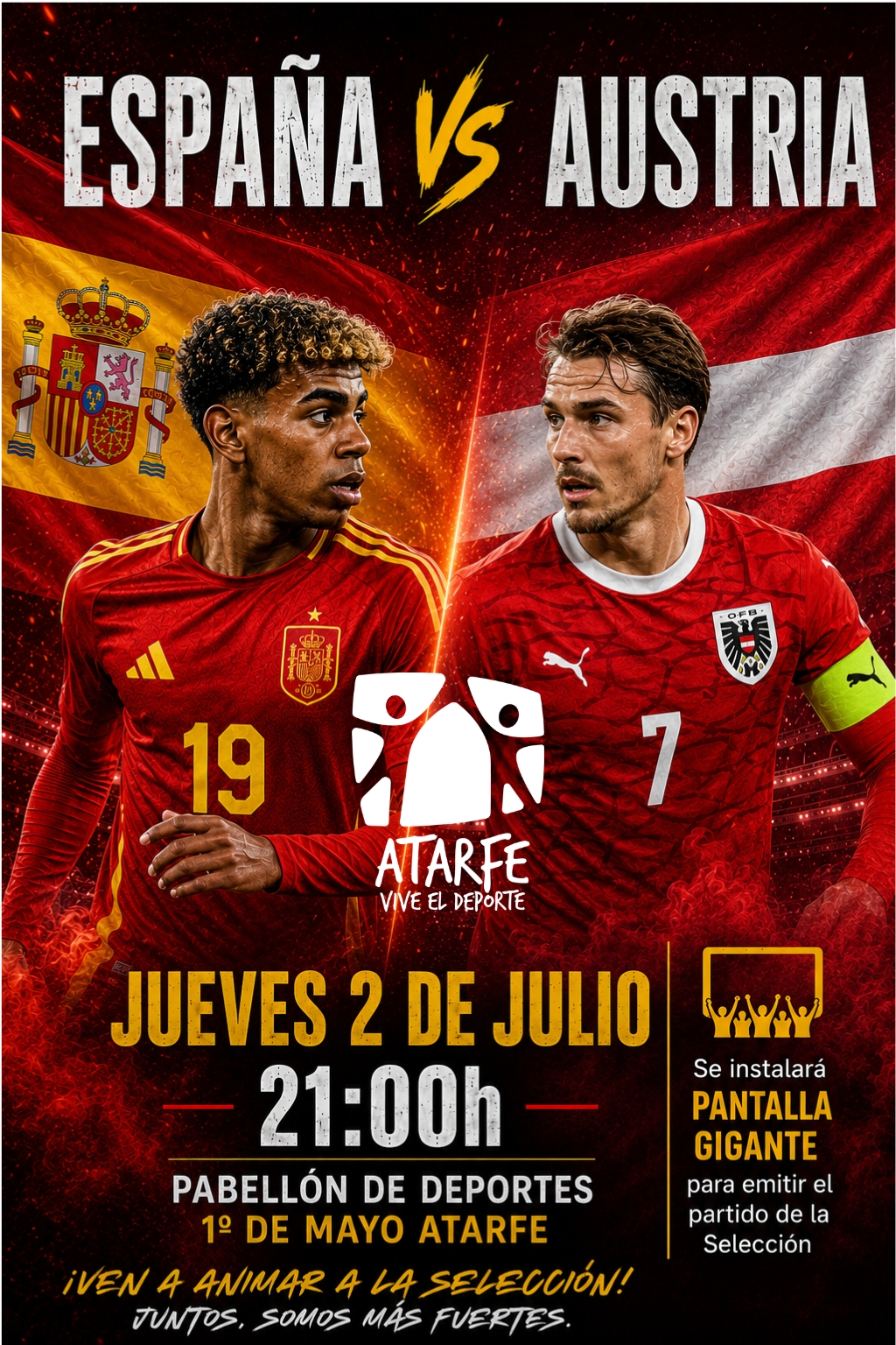 Esta tarde, Atarfe juega con la Selección