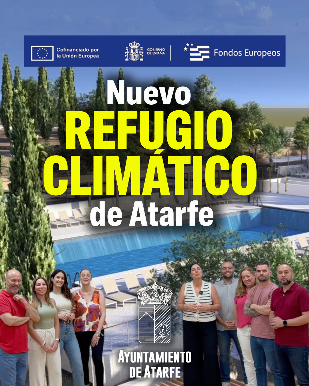 Atarfe tendrá un nuevo Refugio Climático para vivir mejor el Verano