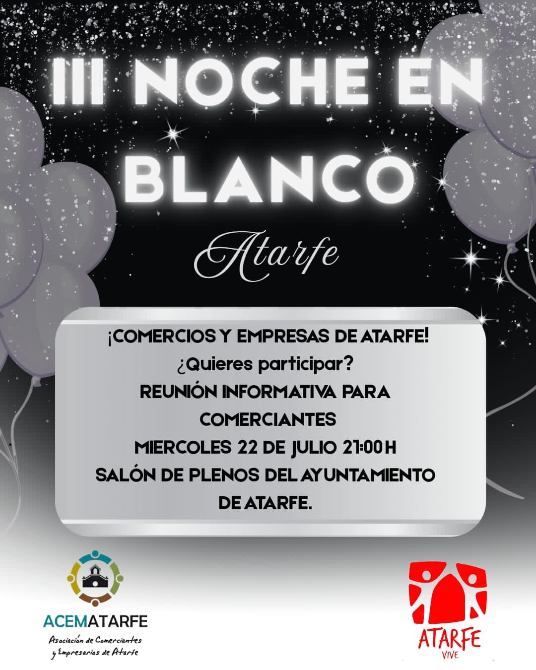 III Noche en Blanco de Atarfe: el comercio local empieza a prepararse III Noche en Blanco de Atarfe: el comercio local empieza a prepararse