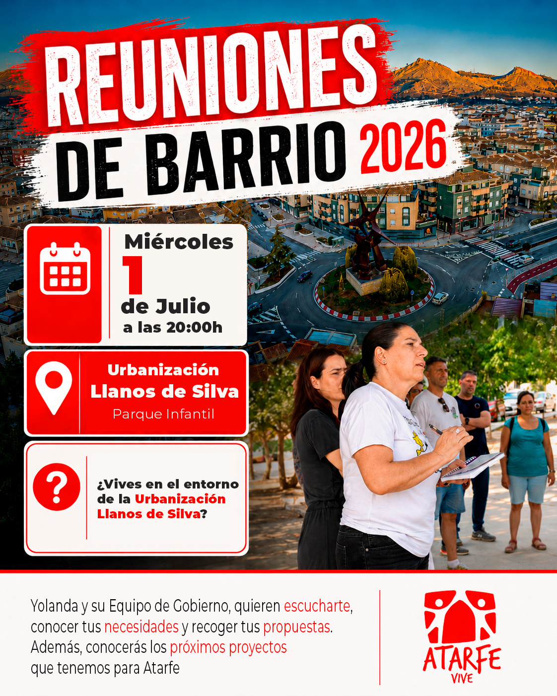 El próximo Miércoles toma la palabra la Urbanización Llanos de Silva