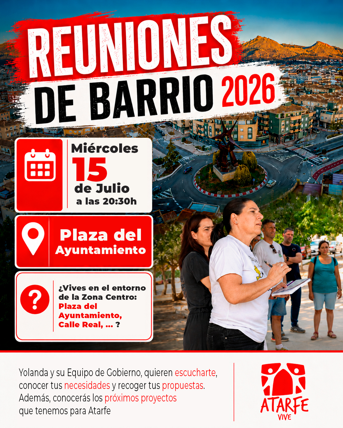 La zona centro de Atarfe tiene mucho que decir